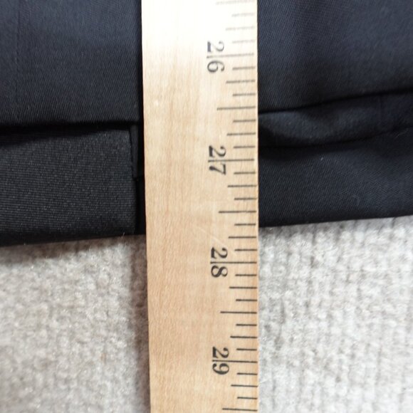 Ralph Lauren Womens Blazer 6 Black Double Breasted Black Label Wool Silk - Picture 11 of 16